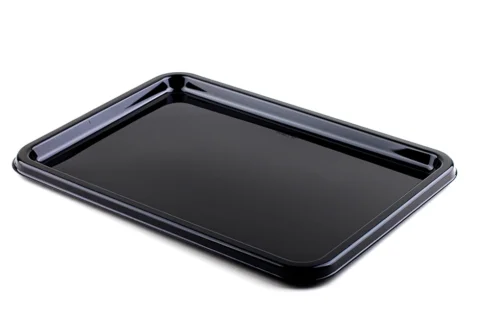 Rectangular platter black 35x24cm