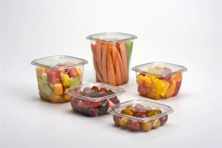  SURESTRIP square bowl clear 375ml 12x12cm 