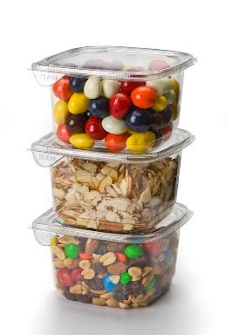  SURESTRIP viereckige Schüssel klar, sicherer 1000ml 12x12cm 