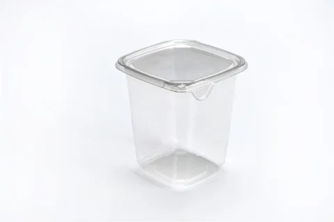  SURESTRIP square bowl clear 1000ml 12x12cm 