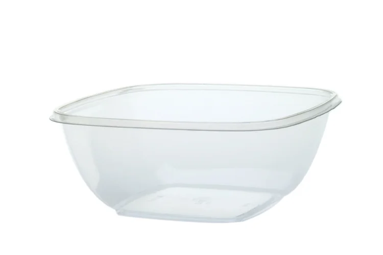  Square bowl clear 1500ml 19x19cm 