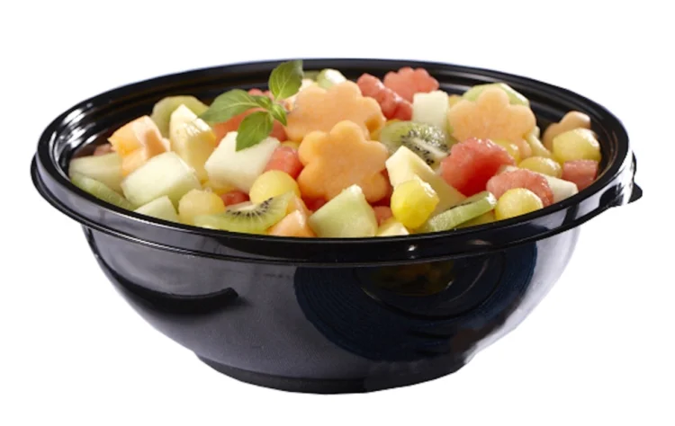  Salatschüssel schwarz 1500ml Ø23cm 