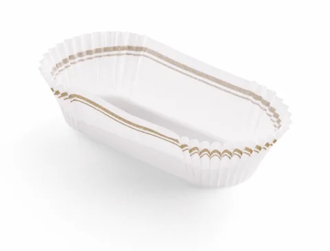  Oval paper case 137x34cm (white)