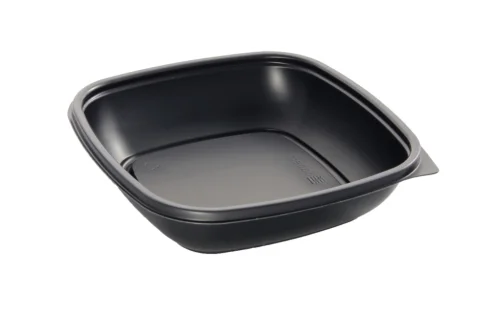  Square container Black 500ml Black 16x16cm 