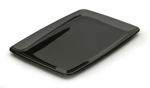  Rectangular platter black 20x28cm 