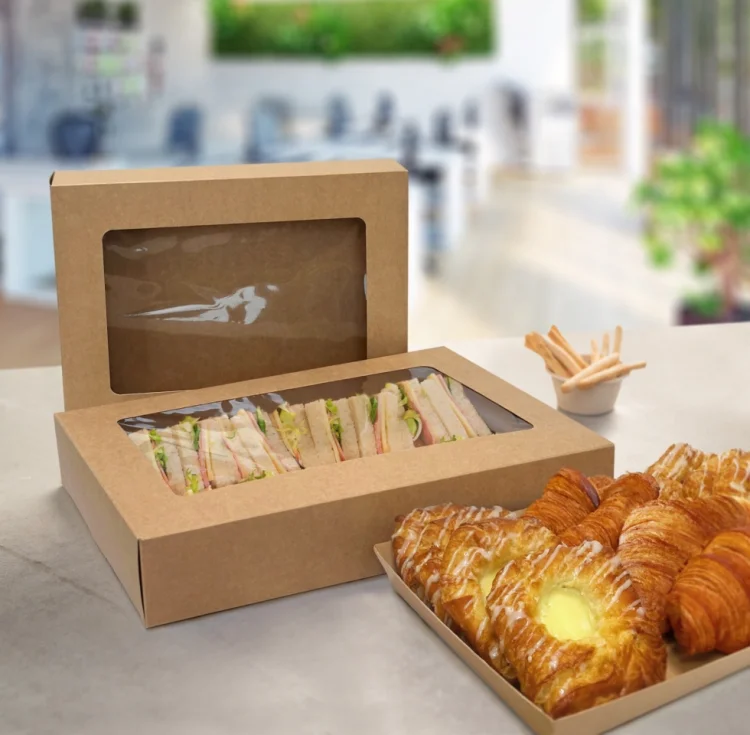  KRAFT Box Window 42x27cm 