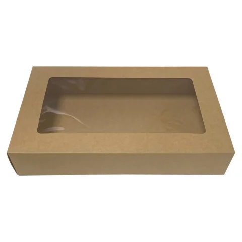  KRAFT Box Window 42x27cm 