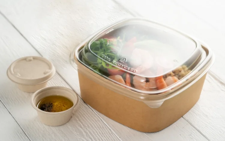  KRAFT Quadratische Schüssel 1200 ml 17×17 cm 