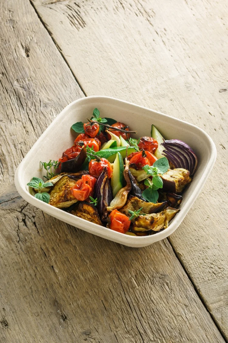  Square bowl laminated 750ml 17x17cm 