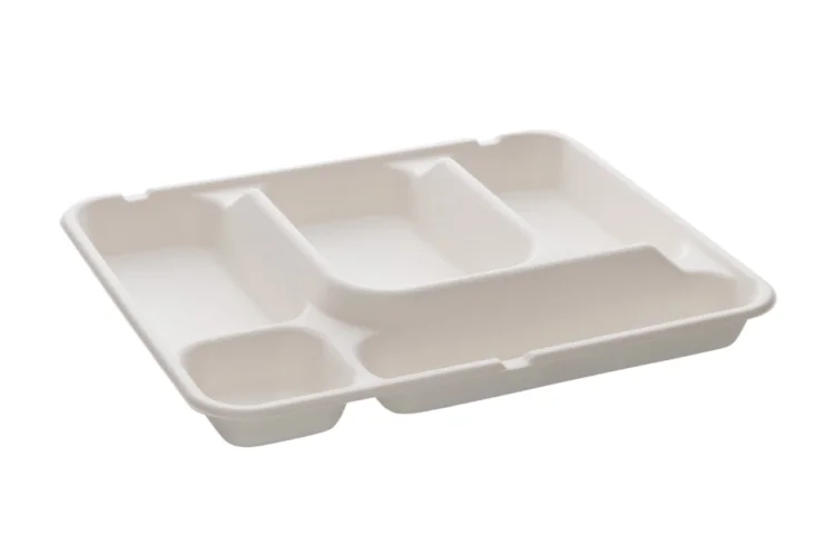  Rectangular platter 5 compartments 30x24cm 