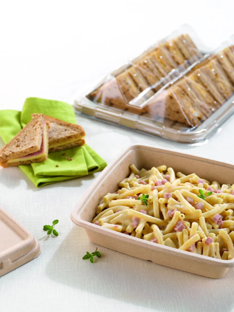  Square tray 1000ml 23x23cm 